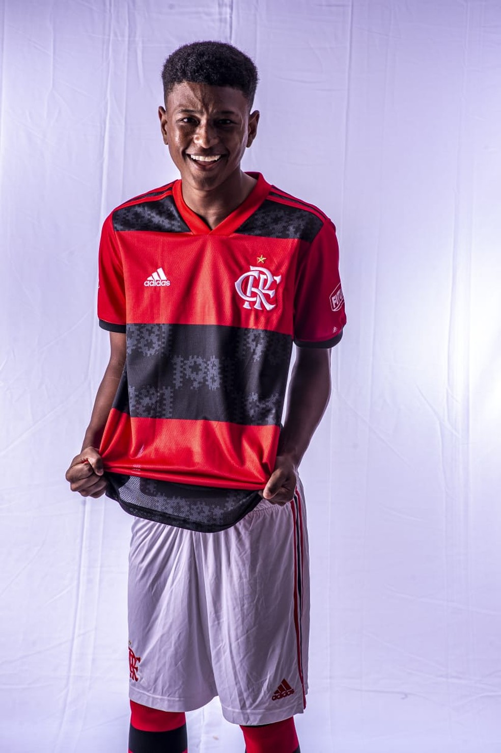 Bill Flamengo sub-15 &mdash; Foto: Marcelo Cortes / Flamengo