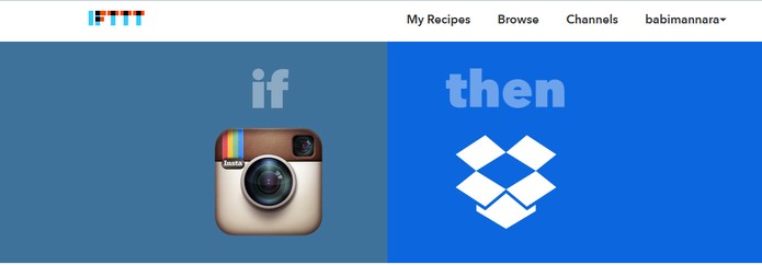 Recurso IFTTT permite ações automáticas para usuários do Instagram (Foto: Reprodução/Barbara Mannara)