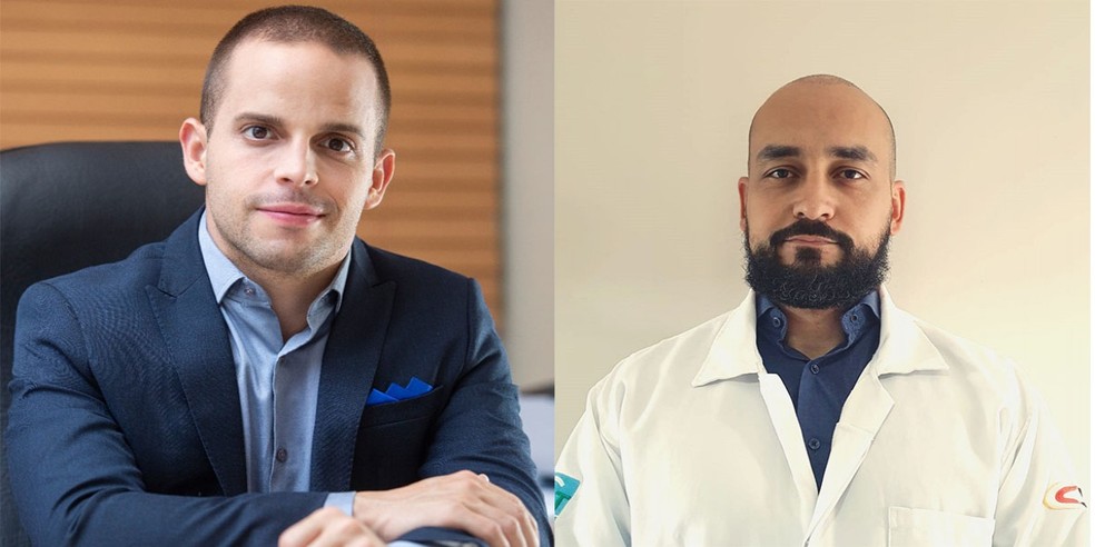 Thiago Omena e Eduardo Lima Barbosa são os médicos da FAF — Foto: Arquivo Pessoal