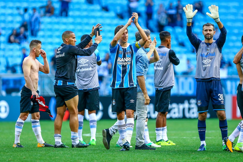 Grêmio vive ótimo momento nesta temporada (Foto: Lucas Uebel / Grêmio, DVG)