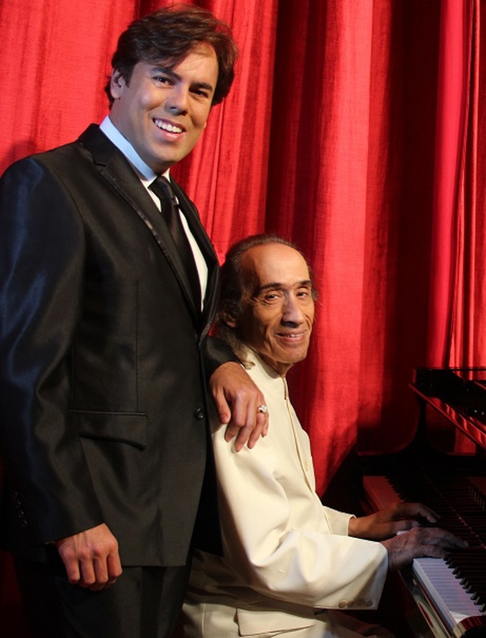 Márcio Gomes e João Carlos Assis Brasil, em foto de 2014 — Foto: Luciano Rocha/Divulgação