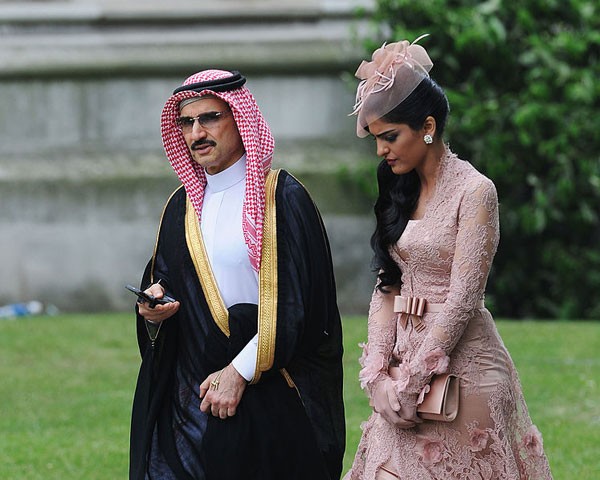 Príncipe Alwaleed Bin Talal e a princesa Ameerah (Foto: Getty Images)