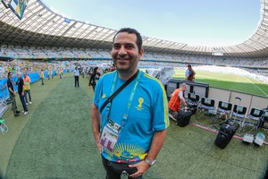 daniel carneiro, voluntario, mineirao, 7 a 1 (Foto: Arquivo Pessoal)