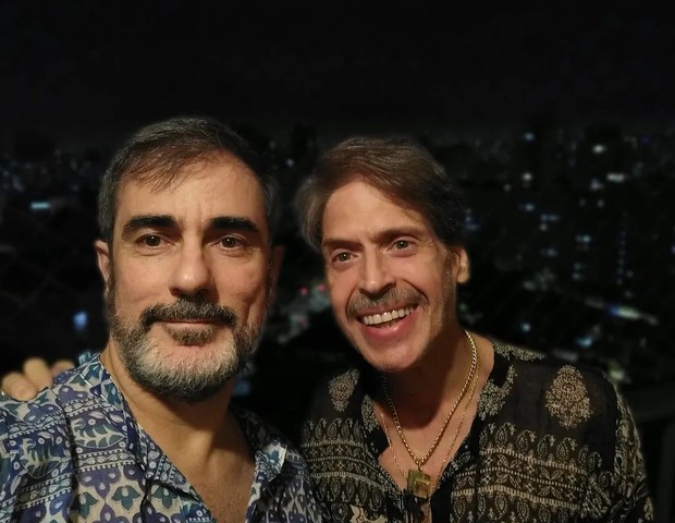 Rubens Caribé e o marido, o produtor musical Ricardo Severo (Foto: Reprodução/Instagram)