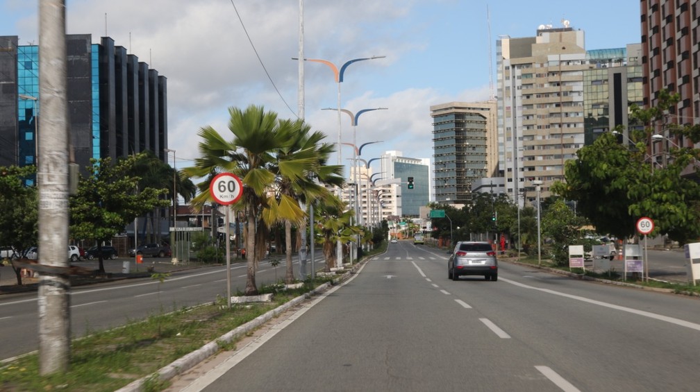 Lockdown em São Luís, em maio de 2020. — Foto: Adriano Soares/Grupo Mirante.