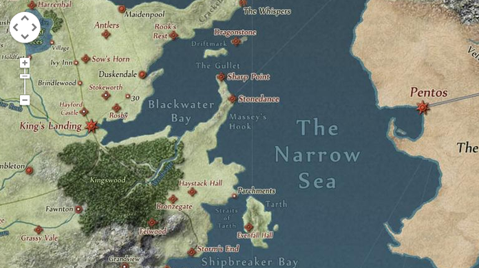 Game Of Thrones No Estilo Google Maps Saiba Usar O Mapa Da Serie
