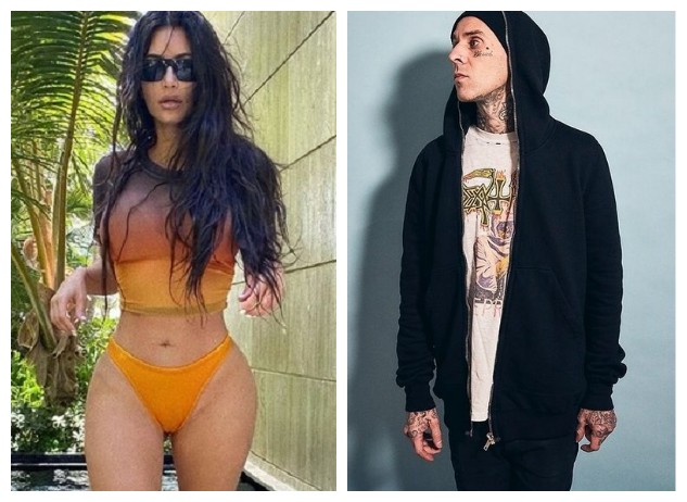 Kim Kardashian e Travis Barker (Foto: Instagram)