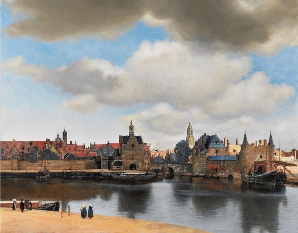 Quadro 'Vista de Delft' — Foto: BBC