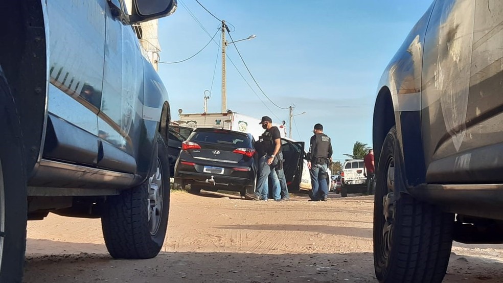 Crime aconteceu em São Gonçalo do Amarante — Foto: Sérgio Henrique Santos/Inter TV Cabugi