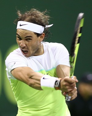 Rafael Nadal vence Illya Marchenko na semifinal do ATP de Doha (Foto: AFP)
