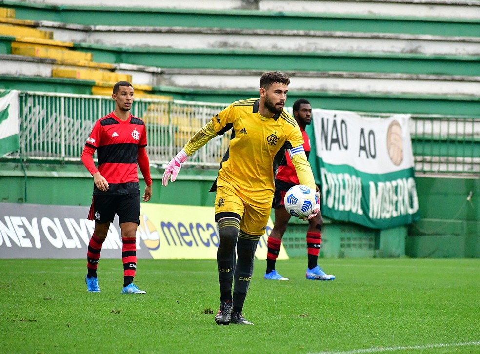 Matheus Cunha, goleiro do Flamengo Sub-20 — Foto: Reprodução/Redes Sociais