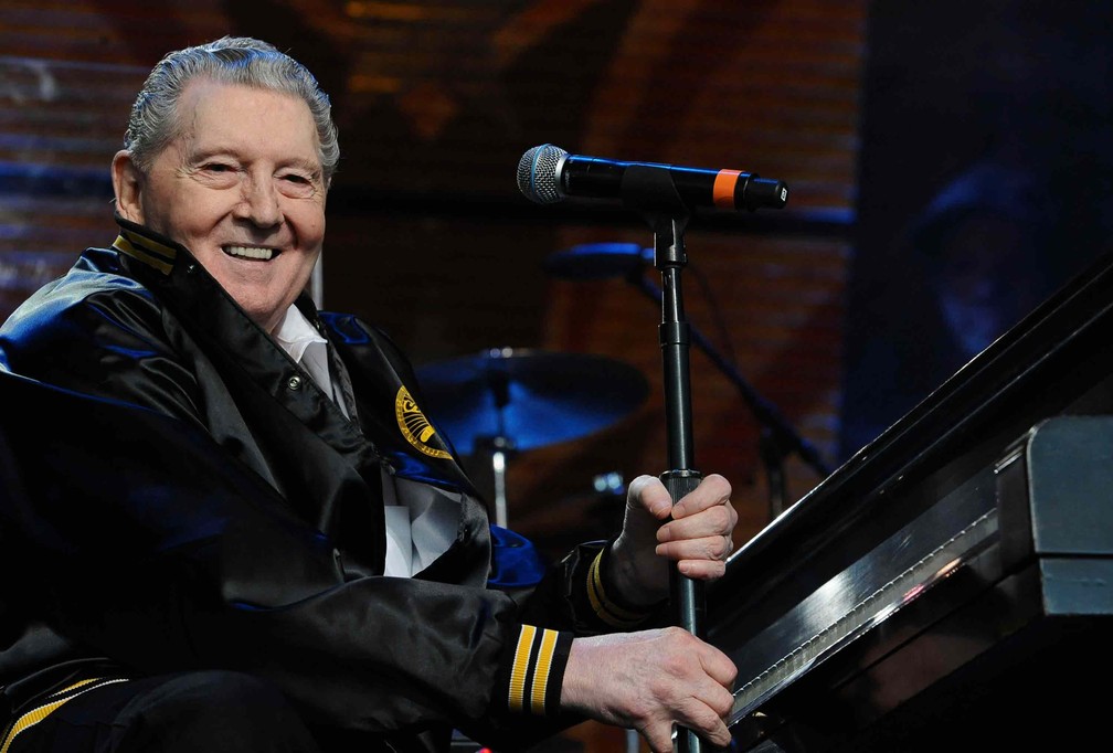 Jerry Lee Lewis during a 2008 performance in Mansfield, United States — Photo: Associated Press