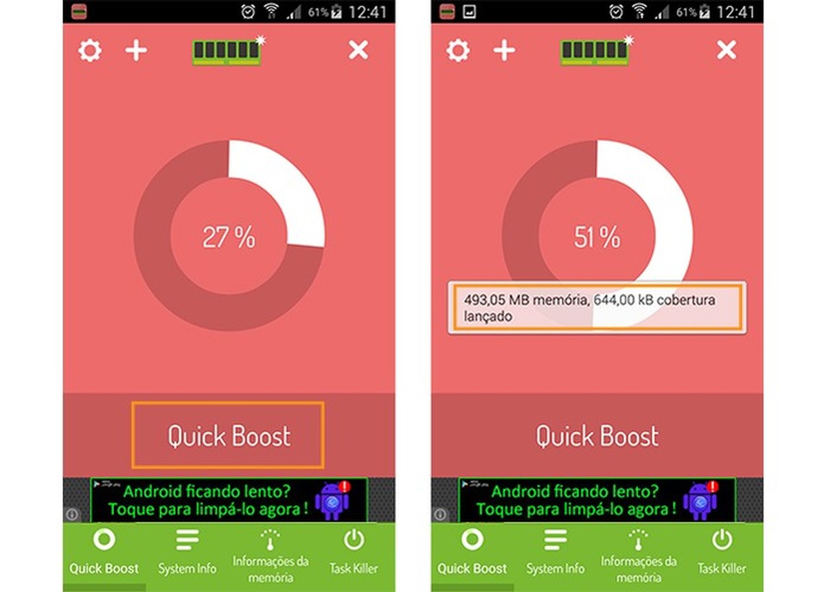 Otimize o Android com o app Memory Cleaner e deixe o smart mais rápido ...