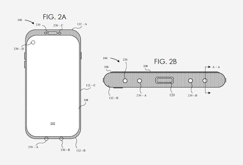 Patentes registradas pela Apple visam eliminação de água das cavidades internas do iPhone — Foto: Reprodução/9To5Mac