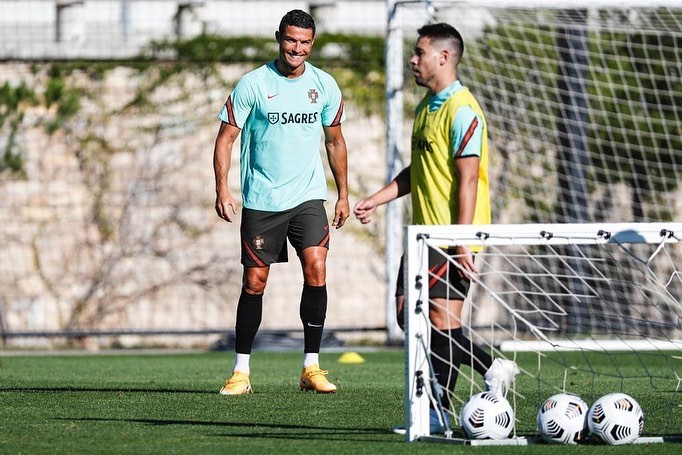 Cristiano Ronaldo em clique no Instagram (Foto: Reprodução)