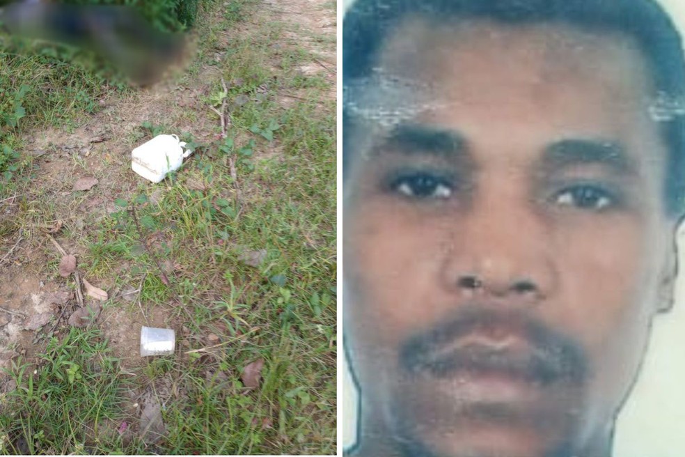 Corpo do suspeito foi encontrado em Itariri e identificado pelo IML — Foto: Reprodução
