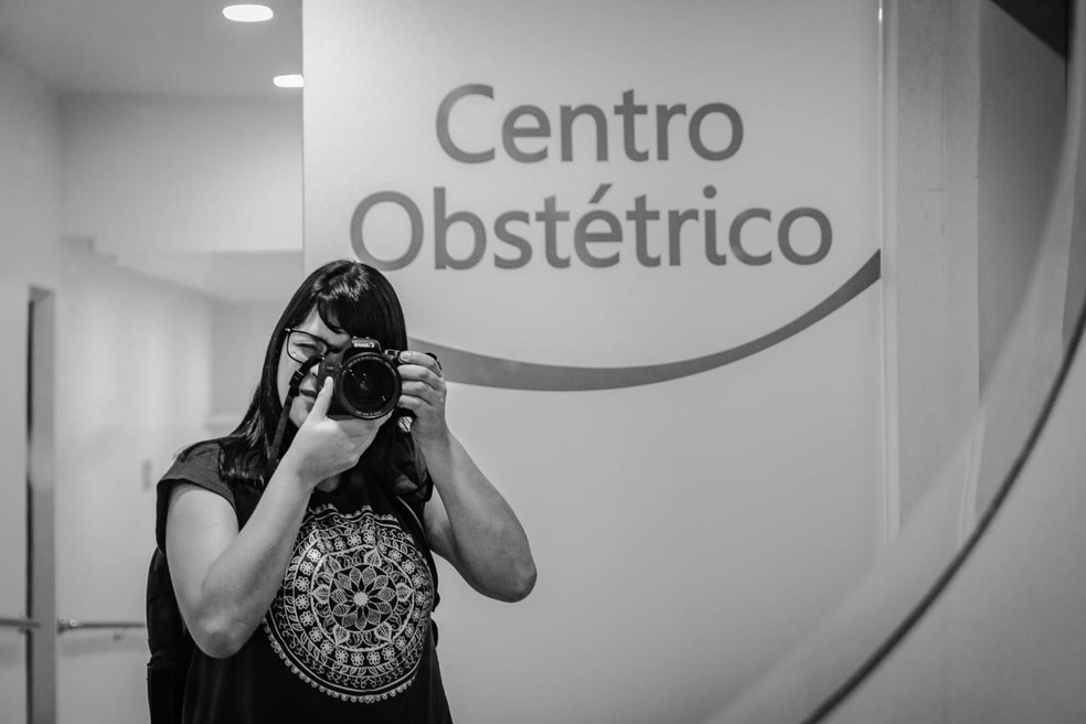 Fotógrafa Anne Lucy Silva Barbosa venceu concurso internacional de melhores fotografias de parto do mundo — Foto: Arquivo Pessoal 