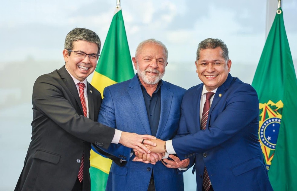 Lula anuncia deputado federal do Amapá Dorinaldo Malafaia como vice-líder de governo no Congresso — Foto: Ricardo Stuckert