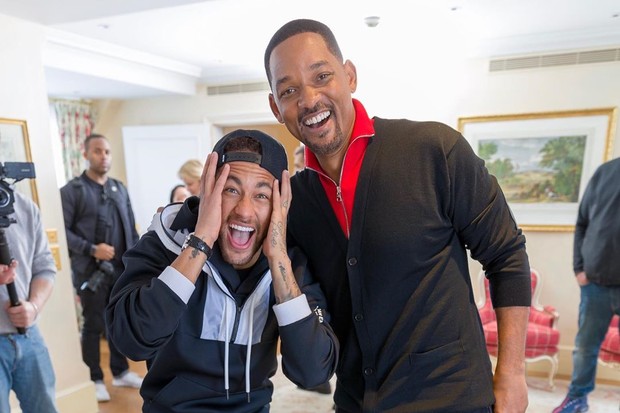 Neymar e Will Smith (Foto: ReproduÃ§Ã£o Instagram)