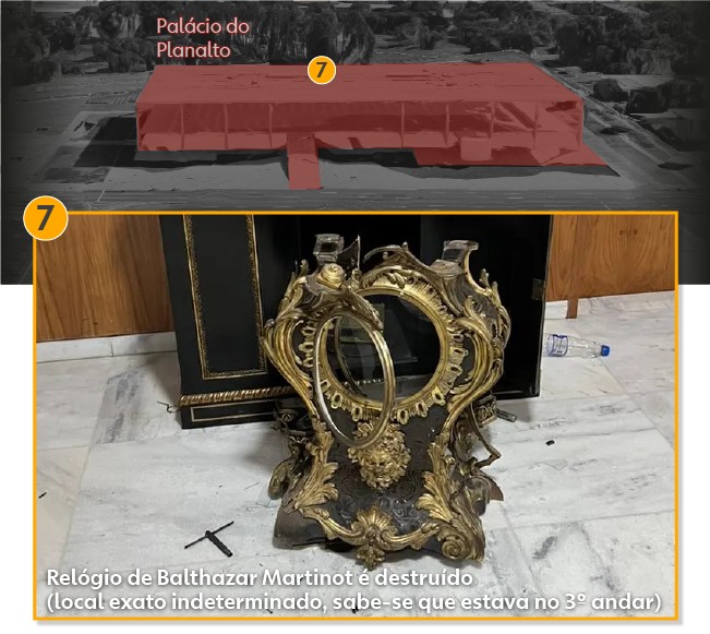 VÍDEO: veja imagens inéditas de vandalismo golpista registrado pelas câmeras de segurança do Palácio do Planalto