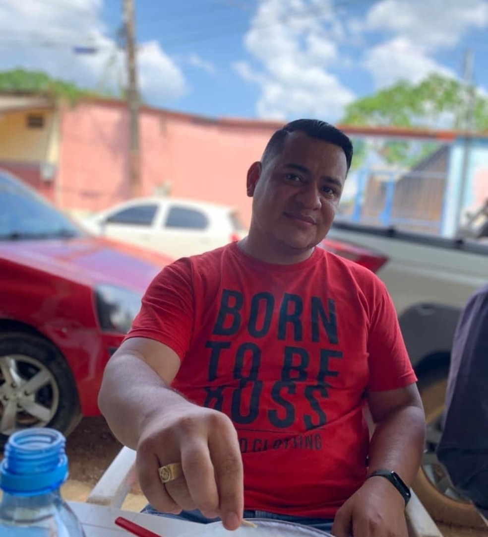 Thiago Gabriel Levino Amaral, militar suspeito de matar outro pm, em Porto Velho, Rondônia  — Foto: Reprodução 