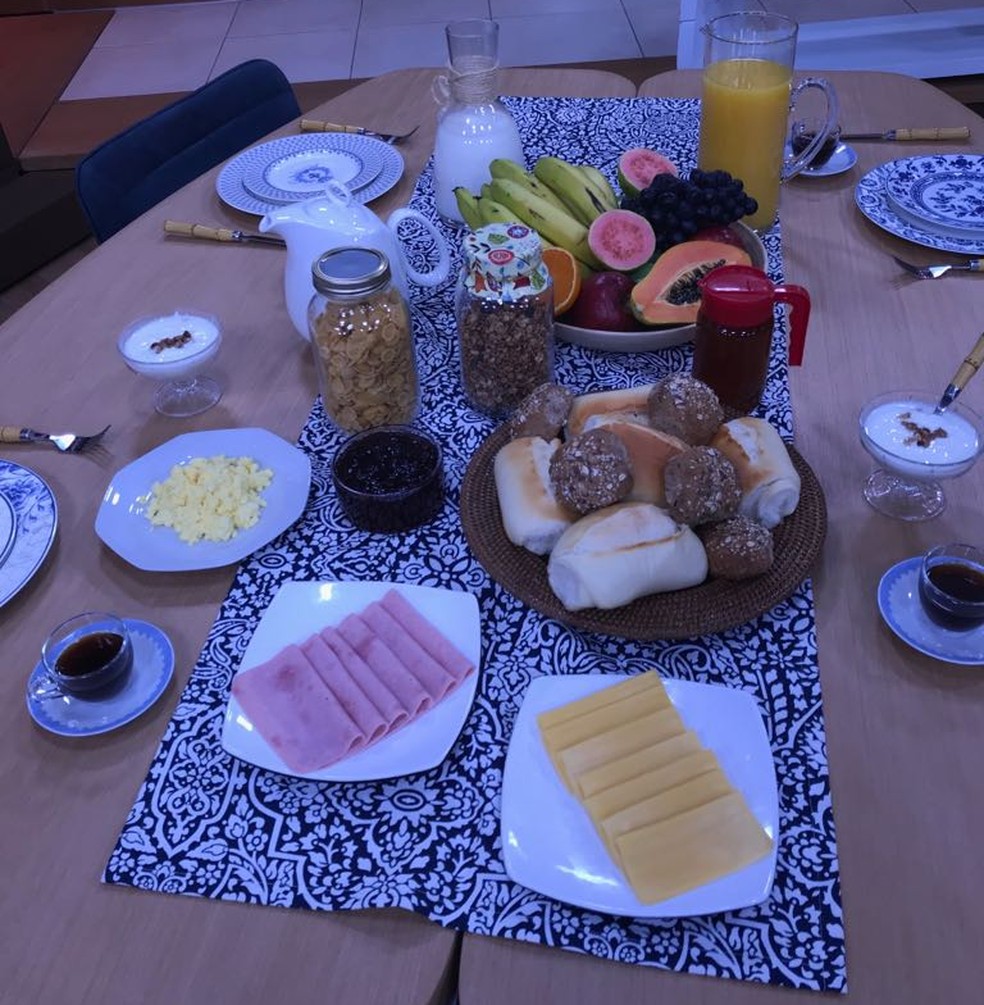 Café da manhã é um dos segredos (Foto: Augusto Carlos/TV Globo)