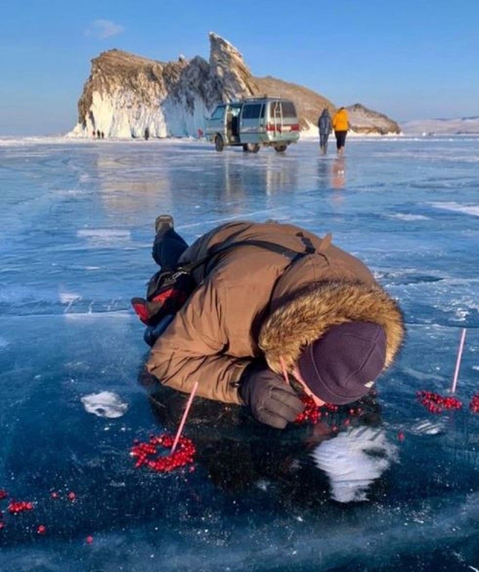 'Beijo do Baikal': a nova caipiroska siberiana — Foto: Reprodução/Instagram/ kulagin.travel