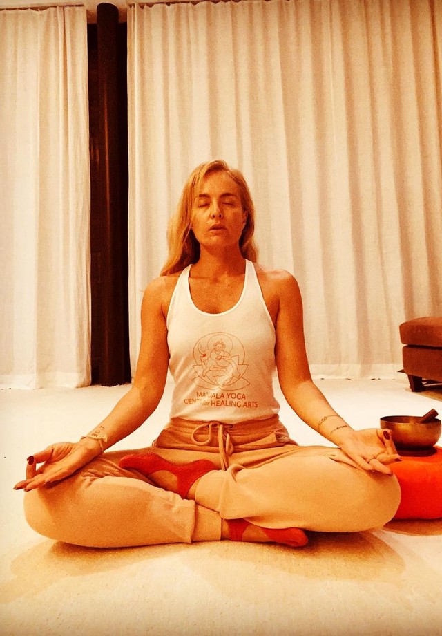 Angélica é adepta da meditação transcendental (Foto: Reprodução/Instagram)