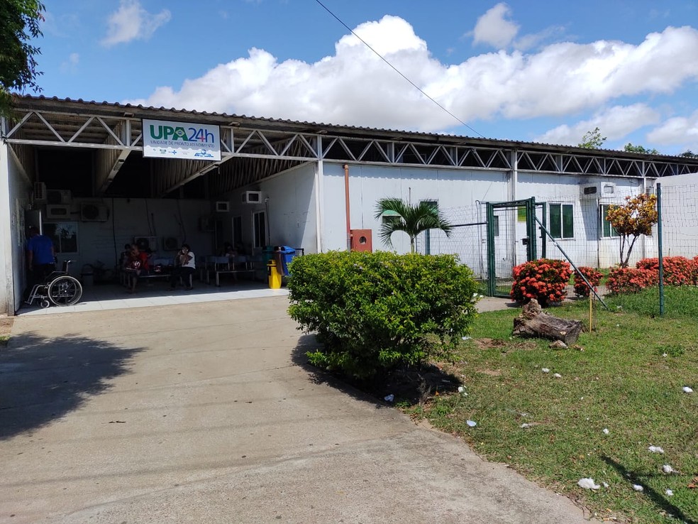 UPA Pajuçara estava com atendimento normalizado na manhã deste domingo (9) — Foto: Lucas Cortez/Inter TV Cabugi
