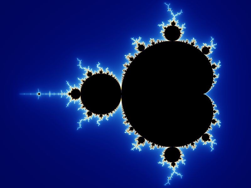 Exemplo de fractal do conjunto de Mandelbrot (Foto: Wikimedia Commons)