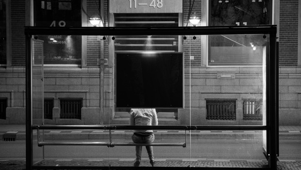 solidão ; sozinho ; depressão ; ônibus (Foto: Pexels)