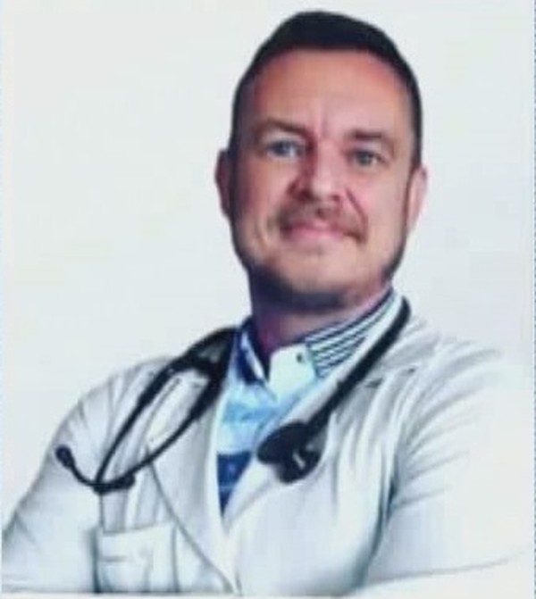 Médico Leonardo Pinder, preso na Operação "Má Influência", em Uberlândia — Foto: TV Integração/Reprodução