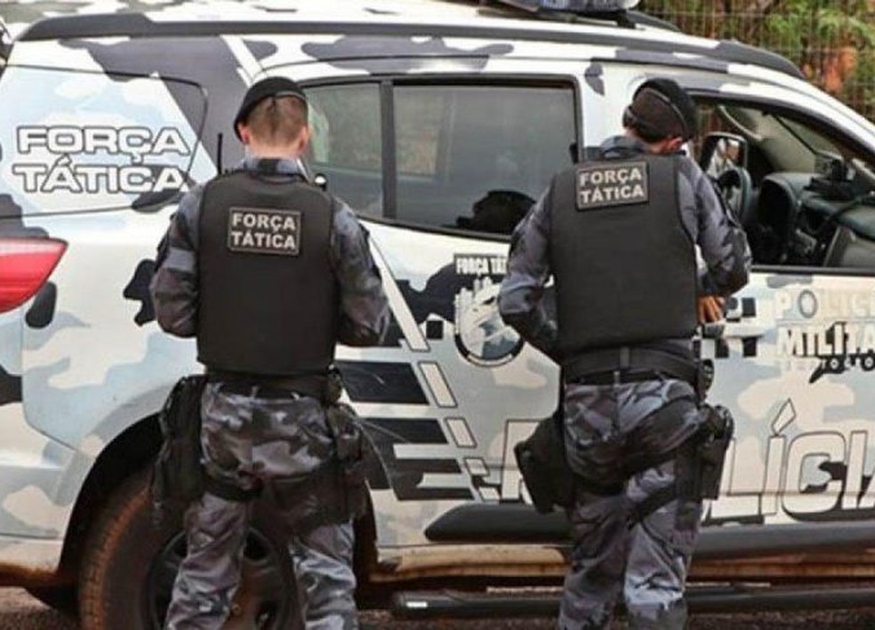 Suspeito entrou em confronto com a Polícia Militar — Foto: Polícia Militar