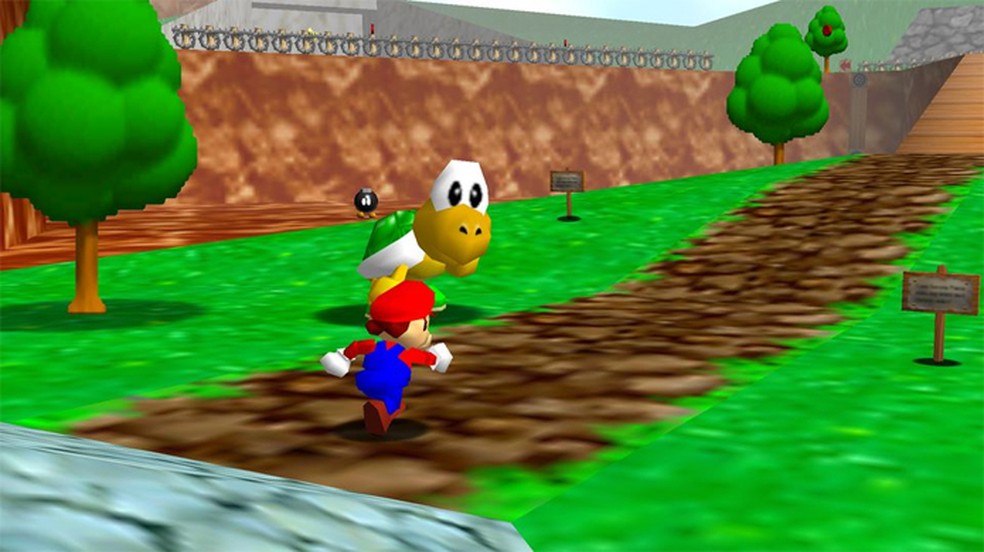 Super Mario 64 mudou vários conceitos sobre a série e pavimentou o caminho para o gênero plataforma em 3D (Foto: Reprodução/The AV Club)