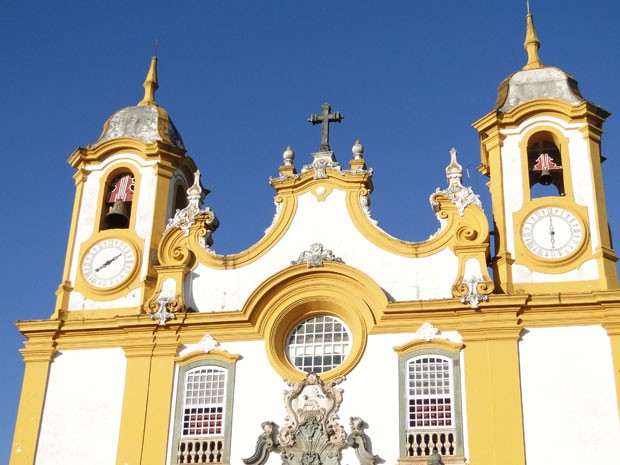 Matriz de Santo Antônio guarda a riqueza do barroco e é um dos símbolos de Tiradentes (Foto: Raquel Freitas/G1)