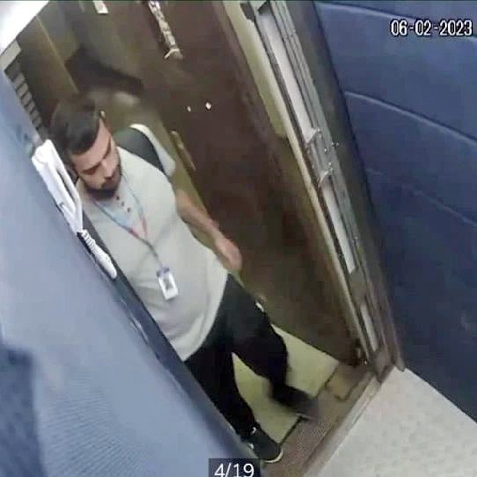 O médico Victor Henrique Bueno da Fonseca, 27 anos, saindo para trabalhar — Foto: Reprodução