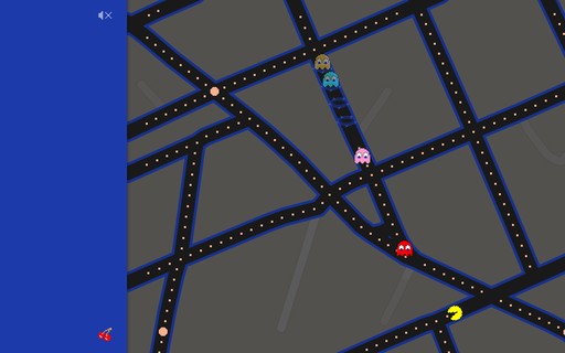 Agora você pode jogar Pac-Man no Google Maps