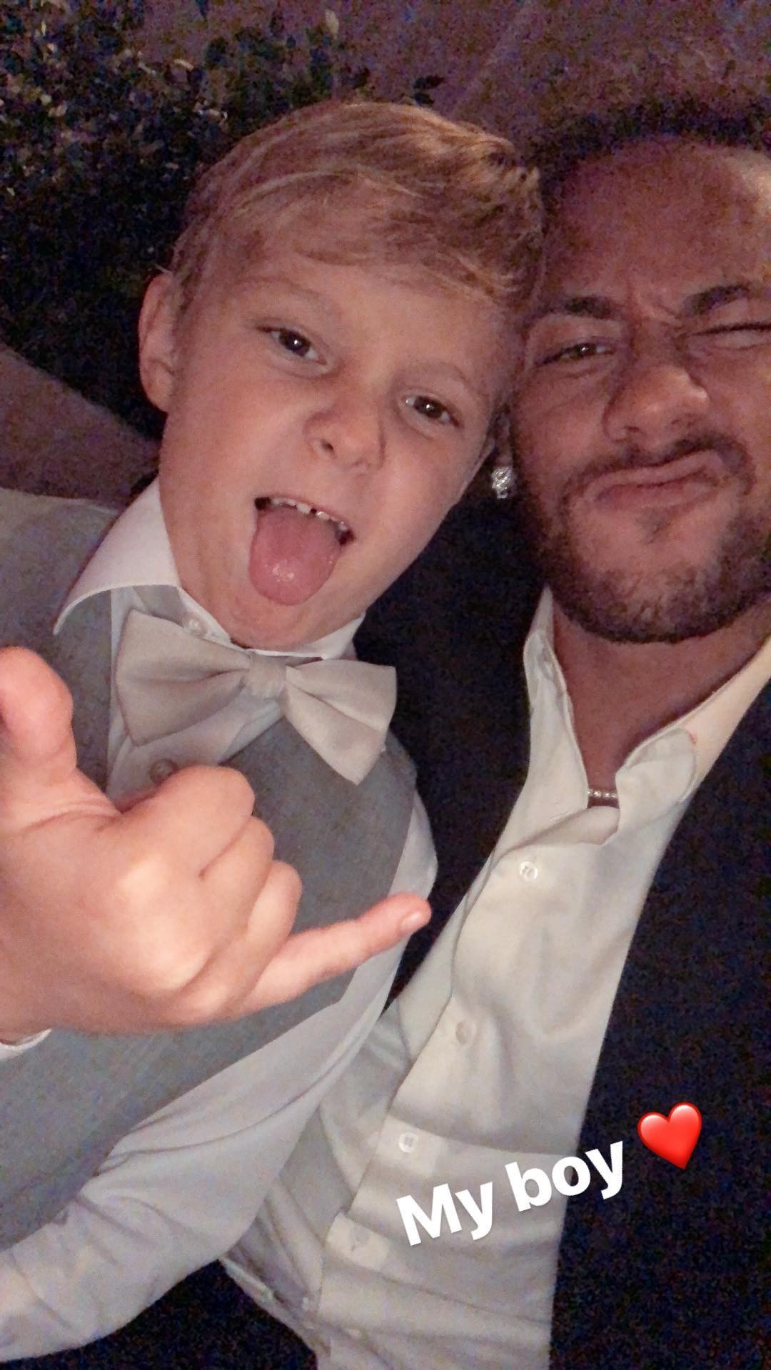 Neymar faz posts para homenagear o filho (Foto: Reprodução/Instagram)