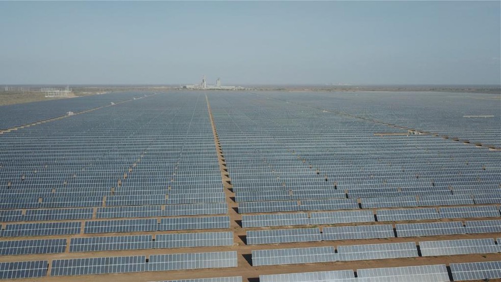 Complexo Solar Apodi 162MWp - Quixeré-CE — Foto: Arquivo