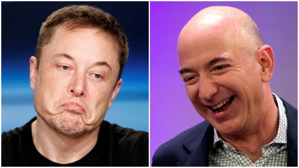Jeff Bezos é considerado o homem mais rico do mundo pelo 4º ano seguido; Musk fica em 2º lugar — Foto: Reuters