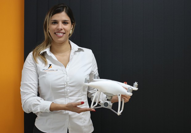 Raquel Molina, da Futuriste: do mercado financeiro para o treinamento de operação de drones (Foto: The Girls on the Road)