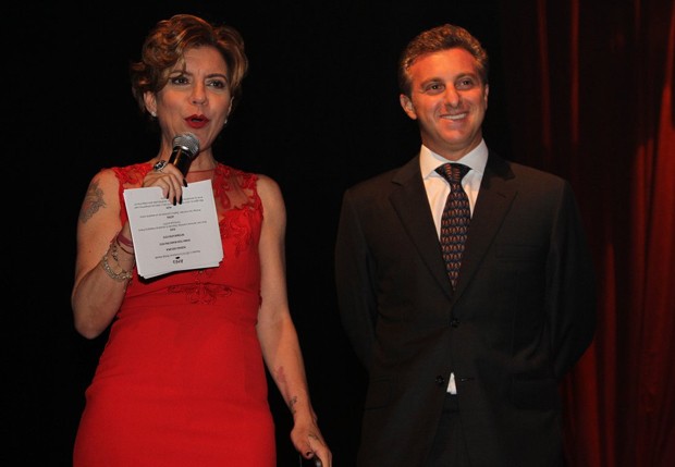 Astrid Fontenelle e Luciano Huck (Foto: Thiago Duran/AgNews)