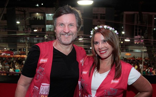 Antônio Calloni com a mulher, Ilse Rodrigues