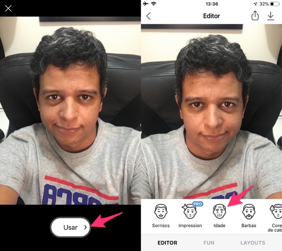 passo-2 Aplicativo que deixa pessoa mais nova: FaceApp faz seu rosto rejuvenescer