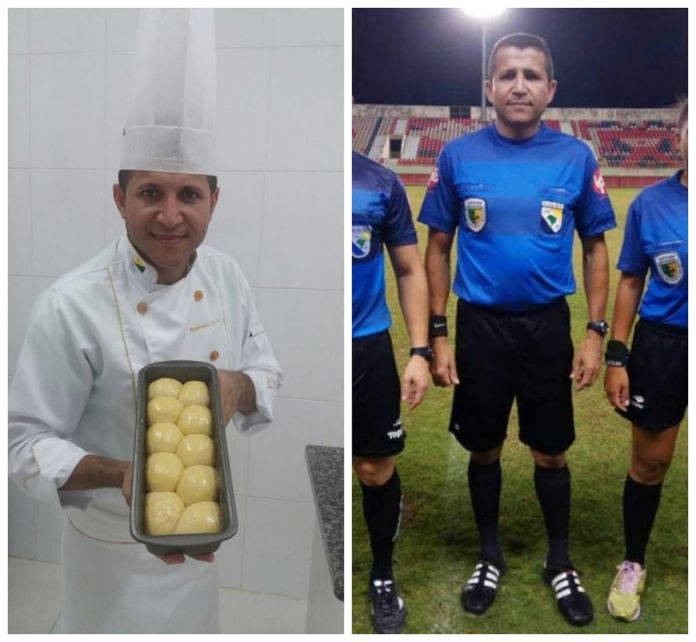 Rosevaldo Souza: de chef de cozinha a árbitro de futebol  (Foto: Rosevaldo Souza/Arquivo pessoal)