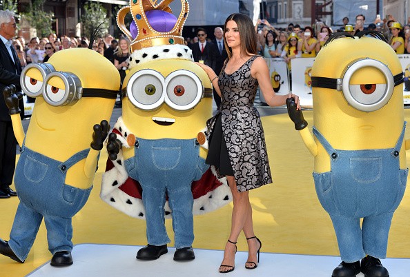 Sandra Bullock roubou a cena e se divertiu com os Minions (Foto: Getty Images)