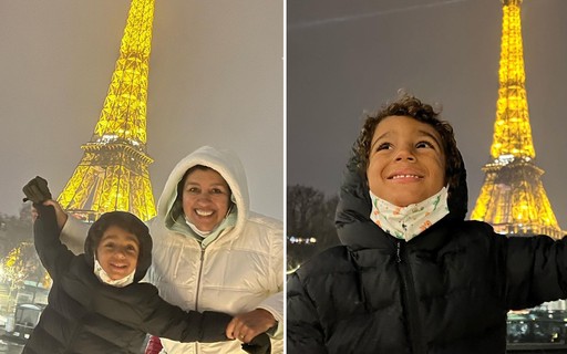 Regina Casé est émue lorsqu’elle visite la tour Eiffel avec son petit-fils : « Trop pour mon cœur » – Quem
