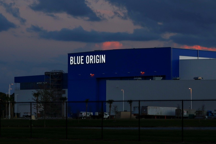 Sede da Blue Origin, de Bezos, perto do Kennedy Space Center, no Cabo Canaveral, FlóridaREUTERS