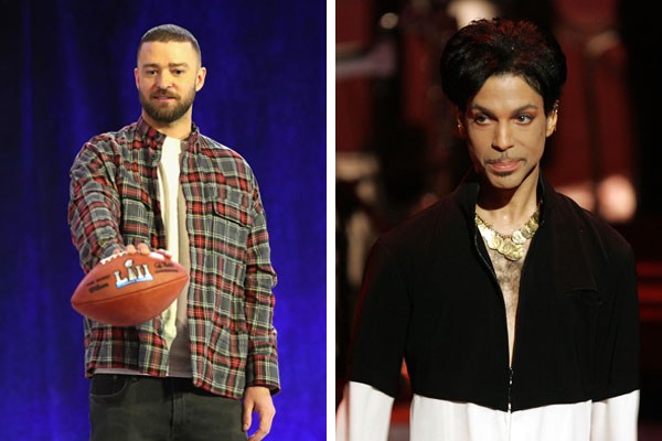 Justin Timberlake e Prince (Foto: Getty Images)