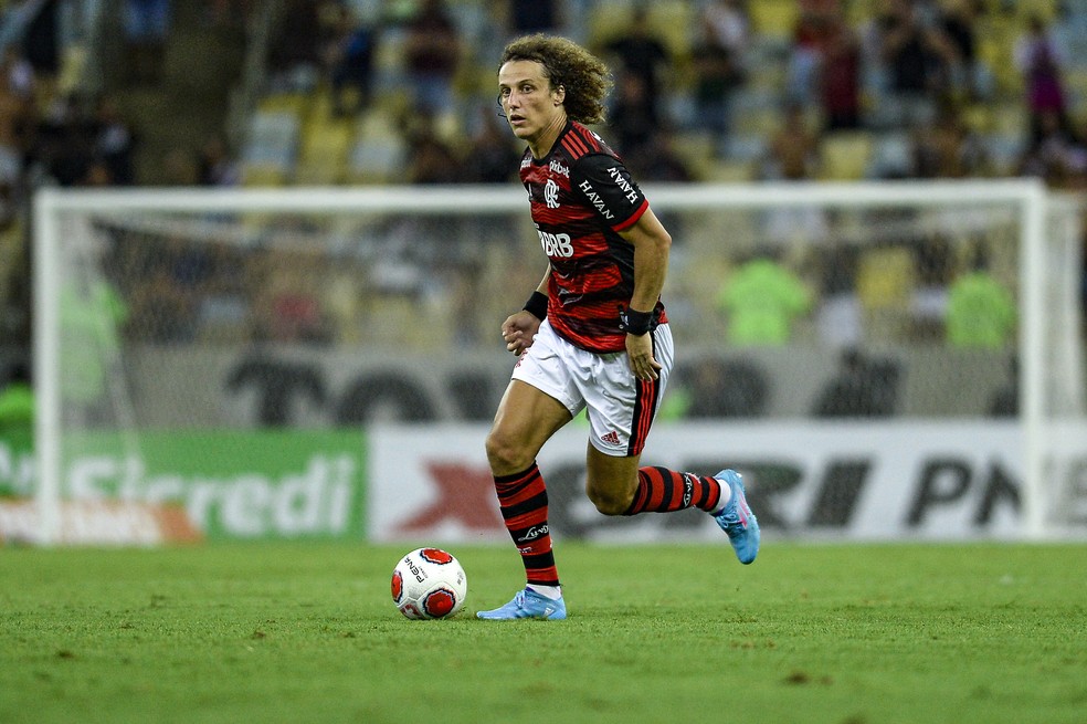 David Luiz é um dos jogadores com mais proximidade com Paulo Sousa — Foto: Marcelo Cortes/Flamengo